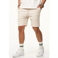 CARISMA Shorts mit Gummibund & Tunnelzug - Sommershorts mit Strick-Streifen-Muster