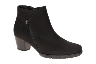 Gabor 8033.01.002 Damen Stiefeletten Schwarz - Elegant, Extra Weit & Komfortabel