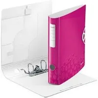 LEITZ Aktenordner Ordner A4 schmal Wow pink metallic