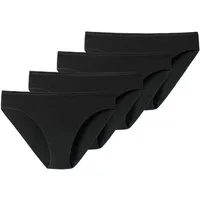 Schiesser Taillenslip Modal Essentials sehr hochwertig, mit weichem feinen Bundgummi im 4er Pack
