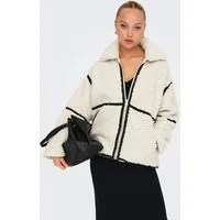 ONLY Plüschjacke ONLPARIS TEDDY JACKET OTW CC Kunstfaser