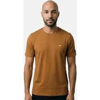 FORSBERG T-Shirt T-Shirt mit kleinem Gummi-Patch