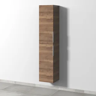Sanipa 3way Hochschrank mit 2 Türen, Eiche-Tabak UM09250