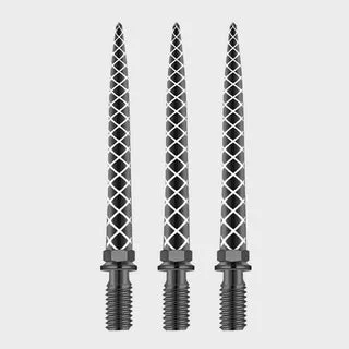 Steel Dart Spitzen Diamant - Schwarz / Lang (39mm)
