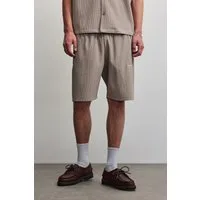 PEGADOR Shorts TROY PLISSEE SHORTS Baumwollmischung, regular fit