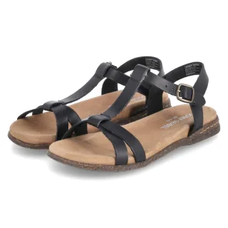 Josef Seibel T-Steg-Sandalen FABRICIA 01 - Gr. 37 - Schwarz - Glattleder