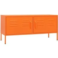 vidaXL TV-Schrank TV-Schrank Orange 105x35x50 cm Stahl (1-St)