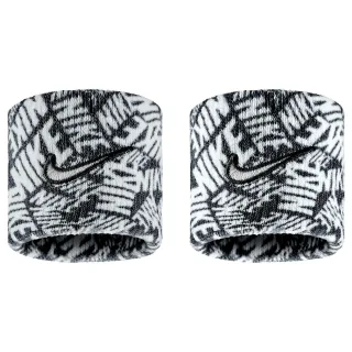 Nike - "Classic" Armband, Dri-FIT, Swoosh (2er-Pack) (Schwarz/Weiß)