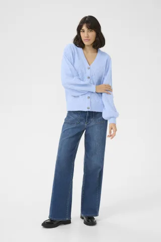 Strickjacke Loose fit blue