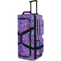 normani Reisetasche Reisetasche mit 3 Rollen 80 Liter, Trolley mit leichtläufigen Rollen