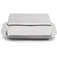 Weis Butterdose Butterdose 14257, Edelstahl, Edelstahl, spülmaschinengeeignet