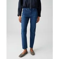 OPUS PANTS Slim-fit-Jeans MELLY BASE Slim Jeans mit Powerstretch Mid Rise Vielseitig kombinierbar für Looks