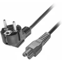 Bolwins J49C Kaltgerätekabel 1,2m Netzkabel Stromkabel CEE 7/7 zu C5 für PC TV Stromkabel, CEE 7/7 Schutzkontakt-Stecker, IEC 320 C5 (120 cm), Hohe Sicherheit, 250V / 10A, robustes PVC-Kabel