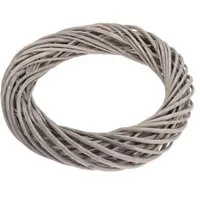 Spetebo Dekokranz Deko Kubu Rattankranz - ca. Ø 45 cm, Weidenkranz zum Dekorieren