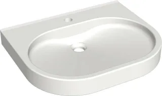 KWC Aquarotter Waschtisch, VARIUScare, MIRANIT, 550x120x450 mm, barrierefrei, 2030020961 2030020961