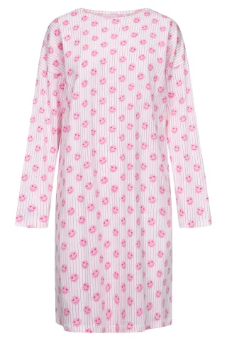 Rösch - Nightdress 1253515 pink print - Gr. - 40