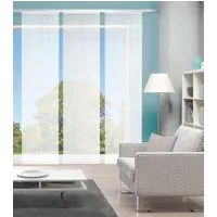 Vision S Schiebegardine 3ER SET ROM (3 St), Paneelwagen, halbtransparent, HxB: 260x60, Schiebevorhang 3er Set Uni