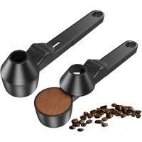 FOUORTUNATE-BEE Kaffeelöffel 2 Stück Kaffeelöffel mit Trichter, 2 Esslöffel Kaffeemesslöffel (2 Stück), für gemahlenen Kaffee, Kaffeelot als Portionierer Dosierlöffel
