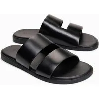 OMBRE Shoes OM-FOSF-0248 V-1 black 40 Schwarz 43 Pantolette (kein Set, 1-tlg)
