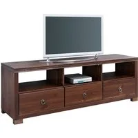 OTTO home TV-Board Gotland, Breite 147 cm, mit Schubladen und offenen Fächern, Massivholz, FSC®