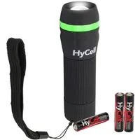 HyCell LED Taschenlampe Mini LED Taschenlampe zoombar & fokussierbar inkl. AAA Batterien