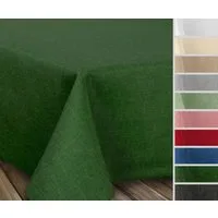 Beautex Tischdecke Fleckenabweisende bügelfreie Tischdecke mit Lotuseffekt, Leinenoptik (1-tlg)