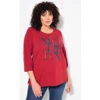 Ulla Popken T-Shirt Shirt Modern Classic Rundhals 3/4-Arm