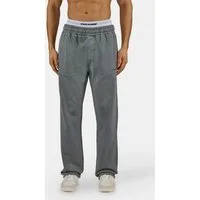 PEGADOR Sweathose Logo Wide Sweat Pants Baumwollmischung, weit
