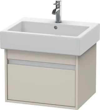 Duravit Ketho Waschtischunterbau wandhängend Taupe Matt 550x440x410 mm - KT668609191 KT668609191