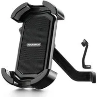 ROCKBROS Handy-Halterung Universal Spiegel 2 Haltepunkte, (bis 6,8 Zoll, Universal Smartphone Handy Halter für Motorrad Bike Roller Scooter)