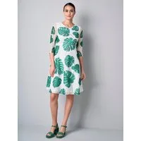 Alba Moda Druckkleid Kleid aus Lochspitze