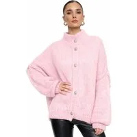 Worldclassca Cardigan WORLDCLASSCA Damen Cardigan Oversize Strickjacke mit Knöpfen Fashion Neue Kollektion - Stilvolle und gemütliche Strickmode für Damen