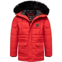Amaci&Sons Winterjacke TULSA Winterjacke Herren Gefütterte Dicke Winter Jacke Mantel Parka mit Kapuze