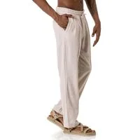 RedBridge Schlupfhose mit Bundfalten - Leinenhose mit elegantem Look