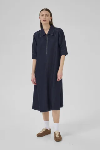 Denimkleid MaloMW Denimkleid A-shape dark blue