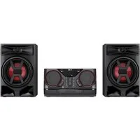 LG LG XBOOM CK43N Hi‑Fi‑System, 300 W, Bluetooth, USB, Radio Party-Lautsprecher 2.0 (Bluetooth, 300 W, Party‑Sound mit Bass‑Boost)