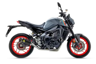 Sport Auspuff Komplettanlage WORKS BLACK Yamaha MT-09 Bj.2021-2023 RN69 EURO5 +Kat eintragungsfrei