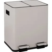 OTTO home Mülleimer Garrin, Soft Close, m. 2 Fächern, Fassungsvermögen 2x15 L bzw. 2x30 L, Mülltrennsystem mit 2 separaten Innenbehältern und Fußtrittpedalen
