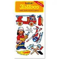 Partystrolche Kindertattoo Tattoos Feuerwehr Benny Brandmeister