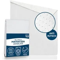 Matratzenschoner Lattenrost Auflage Oeko-TEX zertifizierter Lattenrost Matratzenschoner Blumtal, mit Anti-Rutsch-Schicht