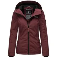 Marikoo Outdoorjacke Brombeere sportliche Übergangsjacke mit Kapuze