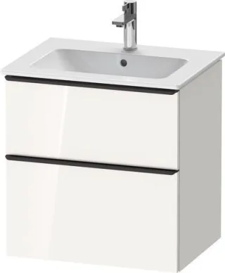 Duravit D-Neo Waschtischunterbau wandhängend Weiß Hochglanz 610x462x625 mm - DE43610BD220000 DE43610BD220000
