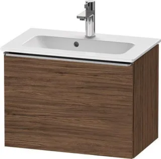 Duravit D-Neo Waschtischunterbau wandhängend Nussbaum dunkel Matt 610x372x440 mm - DE4268070210000 DE4268070210000