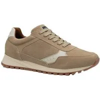 Engbers Herren Sneaker aus Velourleder, Beige Sneaker