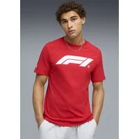 PUMA T-Shirt F1 ESS LOGO TEE 180G Regular Fit, Kurzarm, für Motorsport-Fans, mit Rundhalsausschnitt