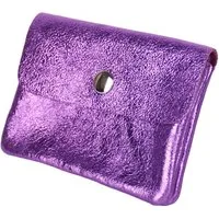 MIRROSI Mini Geldbörse Kleines Mittelgroßes Portemonnaie MADE IN ITALY Echtleder (11x8x2cm BxHxT), viele tolle Trendfarben zur Auswahl, leicht