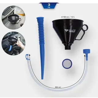 Brilliant Tools Universal-Trichter-Satz, 3-tlg - BT156916