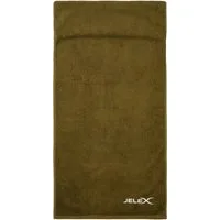 JELEX Sporthandtuch "100FIT" Fitness Handtuch mit Zip-Tasche, multifunktionales Sporthandtuch, Reißverschlusstasche