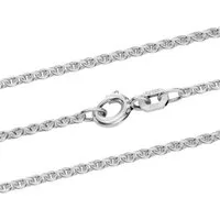 HOPLO Silberkette Silberkette Ankerkette Länge 36cm - Breite 2,0mm - 925 Silber, Made in Germany