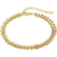 Firetti Armband Schmuck Geschenk Edelstahl Armschmuck Herzkettengliederung Liebe